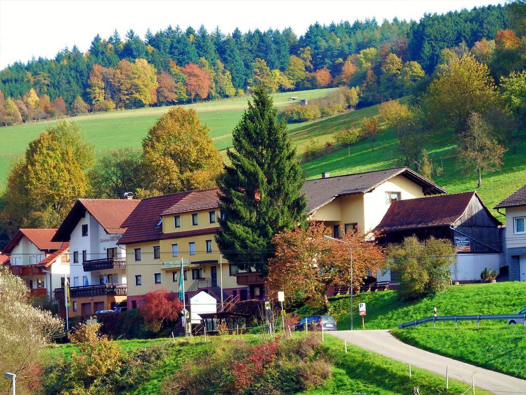 Hotel Gasthof Zur Krone Oberzent Exterior foto