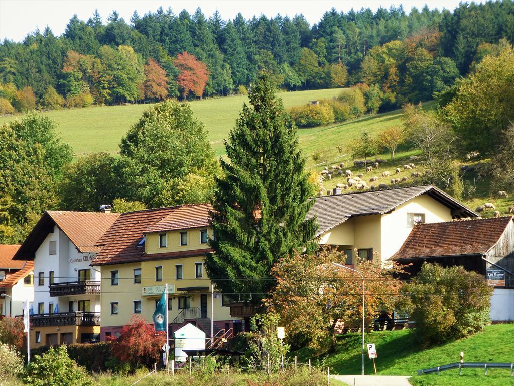 Hotel Gasthof Zur Krone Oberzent Exterior foto